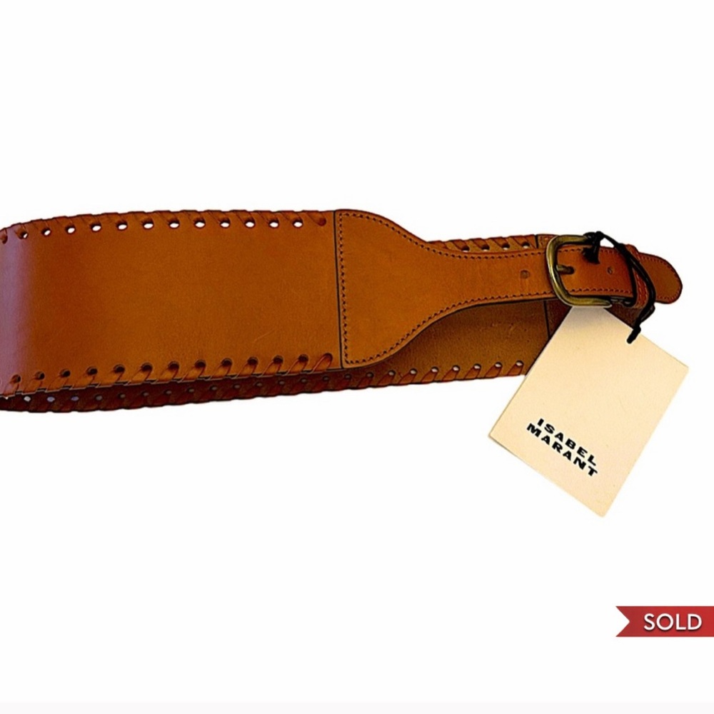 NWT Isabel Marant  Brown Leather Belt